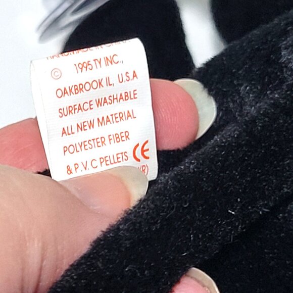 Ty Beanie Baby Cats Lot of 3 NWT Flip 1993 Zip 1993 Velvet 1995 RETIRED - Picture 3 of 7